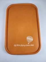 VINTAGE TUPPERWEAR 1983 OFF WITH FLYING COLORS BALLOON LID 1610 Orange - £6.30 GBP