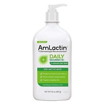 Amlactin Lotion Cream Daily Moisturizing Body 12 Lactic Acid Alpha Hydroxy 20 Oz - £24.71 GBP