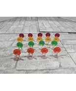 Vintage M&amp;M’s Christmas String Light Covers Set of 18 Multicolored Orang... - $31.45 CAD
