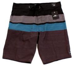 O&#39;Neill Black Hyperfreak Streak Board 21&quot; Shorts Swim Trunks Men&#39;s 40 - £43.14 GBP