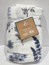 Deborah Connolly Blue Floral Hand Towels Bathroom Set of 2 - $32.66