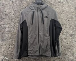 The North Face Women's 100wt Cinder Hoodie Full Zip Black Gray Jacket Si... - $21.99