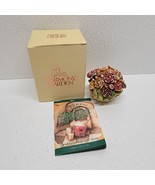 Harmony Kingdom Lord Byron&#39;s Harmony Garden Rose Bud Ladybug House 1998 - $38.51