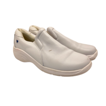 Nurse Mates Women&#39;s Slip-On Dove 229904 Slip-Resistant Shoes White Size 8.5M - £37.96 GBP