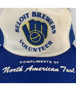 Vintage Beloit Brewers Hat Snapback  Cap Minor League Milwaukee 80s 90s ... - £31.33 GBP