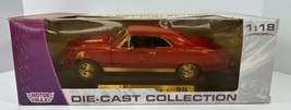 Motor Max 1:18 1967 Chevy Chevelle SS396 Red Opened With Box And Stand - $59.39
