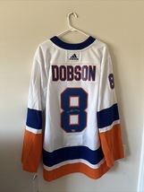 Mens adidas Noah Dobson #8 Signed New York Islanders Jersey Sz 54 - NWT ... - $162.79