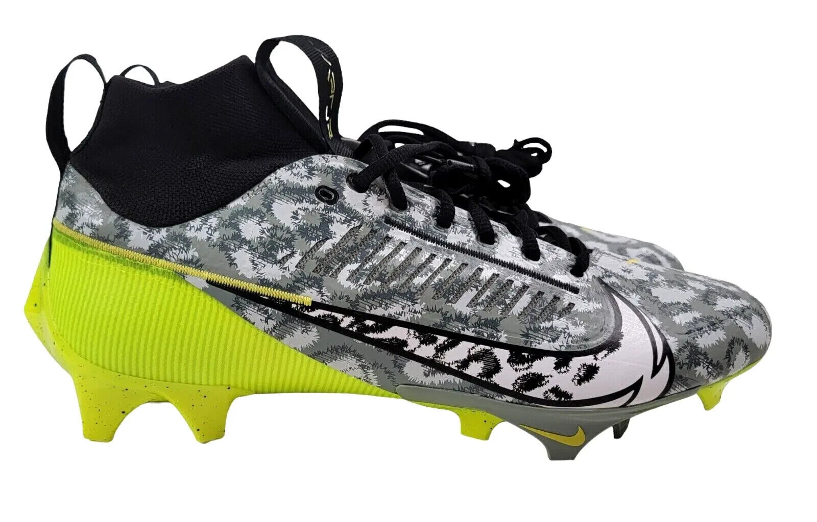 Nike Men Size 10 Vapor Edge Pro 360 Volt Camo Black Football Cleats FB84... - $59.99