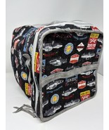 Artisan Made Quilted Cube Zipper Storage Bag Automotive Theme NEW - $71.24