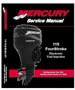 Mercury 115 EFI 4 Stroke Service Shop &amp; Repair Manual - $15.95