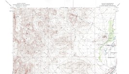 Toulon Quadrangle Nevada 1956 Topo Map Vintage USGS 15 Minute Topographic - £13.22 GBP