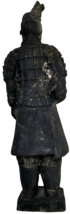 Vintage Chinese Reproduction Terracotta Warrior Soldier Standing Figurine 9in - £23.48 GBP