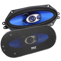 Pyle 3-Way Universal Car Stereo Speakers - 300W 4" x 10" Triaxial Loud Pro Audio - $80.74