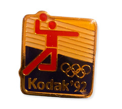 Vintage 1992 Barcelona Spain Kodak Olympic Volleyball Lapel Hat Tie Tac Pin - £6.29 GBP