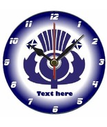 Scotland gift idea, dvd clock, Scottish thistle, can be personalised - F... - $12.82