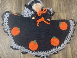 Handmade Crocheted Halloween Witch - $19.99