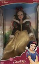 Disney Princess Royal Holiday Series - Snow White Porcelain Keepsake Doll - £58.97 GBP