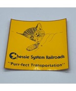 Vintage C&amp;O Chessie Railroad &quot;Purr-fect Transportation&quot; kitten/cat stick... - £3.90 GBP