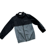 Champion Big Kids&#39; Stadium Windbreaker CAB402 medium size Black &amp; Gray - $29.45