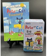 New Pete The Cat Treasury 6 In 1 With Stickers And Poster &amp; Big Lunch Ca... - £19.87 GBP