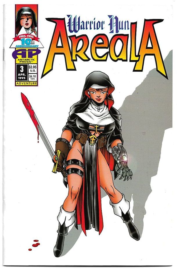 Primary image for Warrior Nun Areala #3 (1995) *Antarctic Press / The Cleric / Dr. Faustus*
