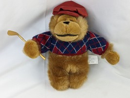 Golfing Gorilla Ape Plush Golf Clothes Club 8 Inch MTY International Stuffed Toy - $16.95