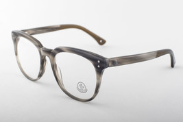 MONCLER MC022-V02 Striped Gray Eyeglasses MC 022-V02 53mm - £117.02 GBP