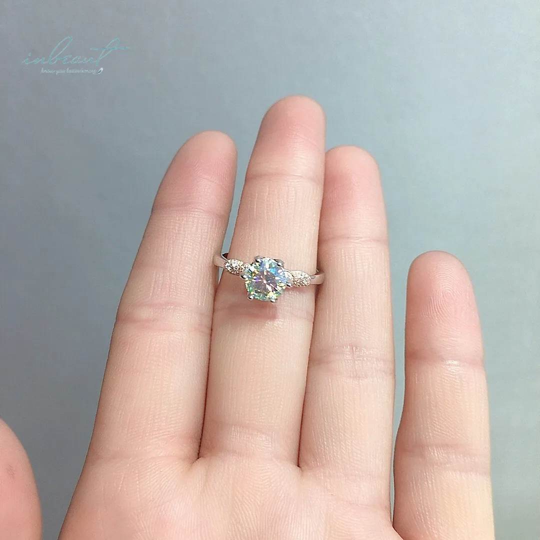 Mew Design 925 Silver 1 ct Excellent Cut Pass Diamond Test Colorful Cand... - $78.12