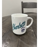 Vintage Charlotte Hornets Coffee Mug Cup NBA Basketball Teal Purple White - $12.86