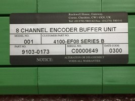 Allen-Bradley 4100-EF08 SER.B 8-Channel Encoder Buffer Unit  9103-0173  - $547.00