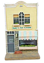 Hallmark Hometown America Andys Ice Cream Parlor America Remembers with Box - £28.46 GBP