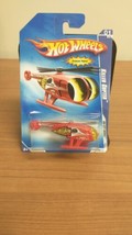 2009 Hot Wheels #107 Hw City Works Killer Copter Red Gold Eng Gray Prop Yellow Tw - £3.50 GBP