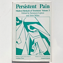 Persistent Pain Modern Methods of Treatment Vol 3 hardcover 0127955732 L... - £7.05 GBP