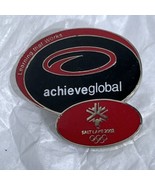 Achieve Global 2002 Olympics Salt Lake City Utah USA Olympic Lapel Hat Pin - £6.21 GBP