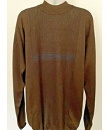 MAXINI COLLEZIONE Mens Dark Brown Pullover Sweater Large L - $54.14 CAD