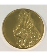 24k Gold On Sterling Silver The Kiss 100 Greatest Masterpieces Medal Coin - $219.55 CAD