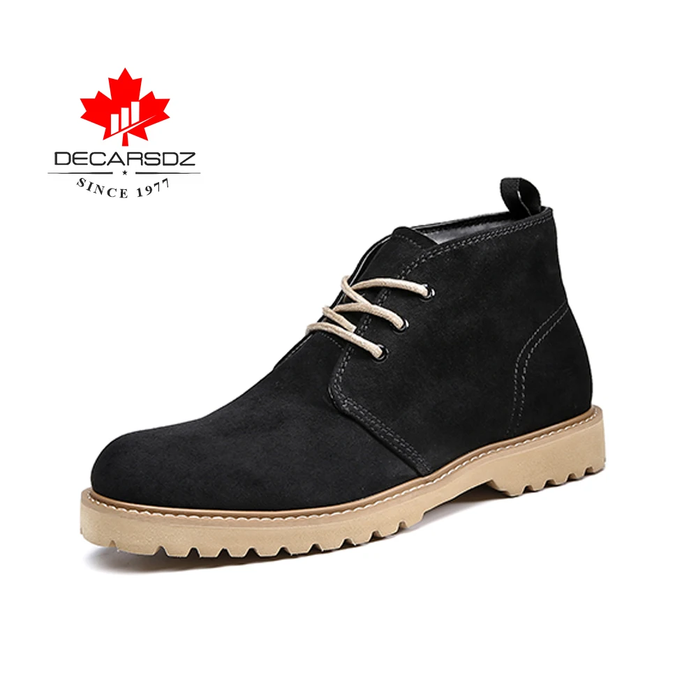 DECARSDZ Men Boots 2024 Autumn Winter New Fashion Shoes Men Comfy Man High Quali - $133.14