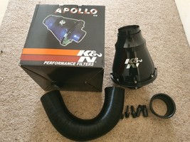 K&amp;N Filter Apollo Induction Kit Performance Air Filter Intake System Universal - £74.74 GBP