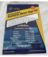 LOKAUS Professional Business Hours Sign Sticker Kit, Large Size Do It Yo... - £13.97 GBP