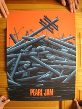 Pearl Jam Poster Silkscreen March 18, 2020 Toronto Ontario Pluralone - $274.23