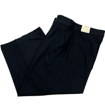 Haver &amp; Blair Pants Womens XL Black Trouser Wide Leg Crop Capsule Minima... - $39.40