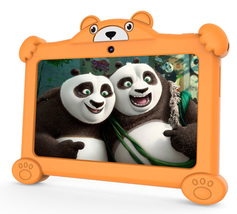Pritom K7 Pro Panda Kids Tab 2gb 32gb 7&quot; Parental Control System Android Orange - £75.91 GBP