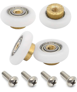 4 Sets Shower Door Rollers Runners Wheels Replacement Part Bathroom 9mm ... - $14.67
