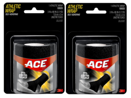 Ace Athletic Wrap, Black 2 Pack - $13.67