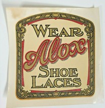 1930&#39;s Ornate Alox Shoe Lace Decal/  Old Store Stock (B3) - £7.94 GBP