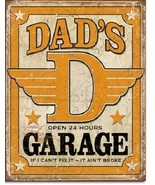 New Dad&#39;s Garage If I Can&#39;t Fix it it Ain&#39;t Broke Decorative Metal Tin Sign - $9.50