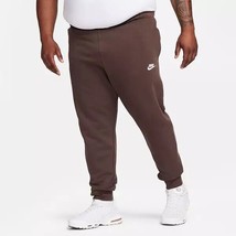 Nike Sportswear Club Fleece Joggers Men&#39;s Size 2XL Baroque Brown White NEW - £53.92 GBP