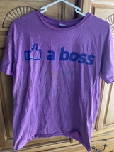 Multicolored purple men’s shirt size medium - $19.99