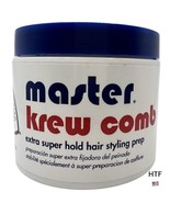 Master Krew Comb Extra Super Hold Hair Styling Prep 4 oz. Discontinued New - £37.93 GBP