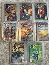 Superman Mixed Lot DC Comics -Set Of 8 Man Of Steel & The Adventures Of Superman - £14.49 GBP